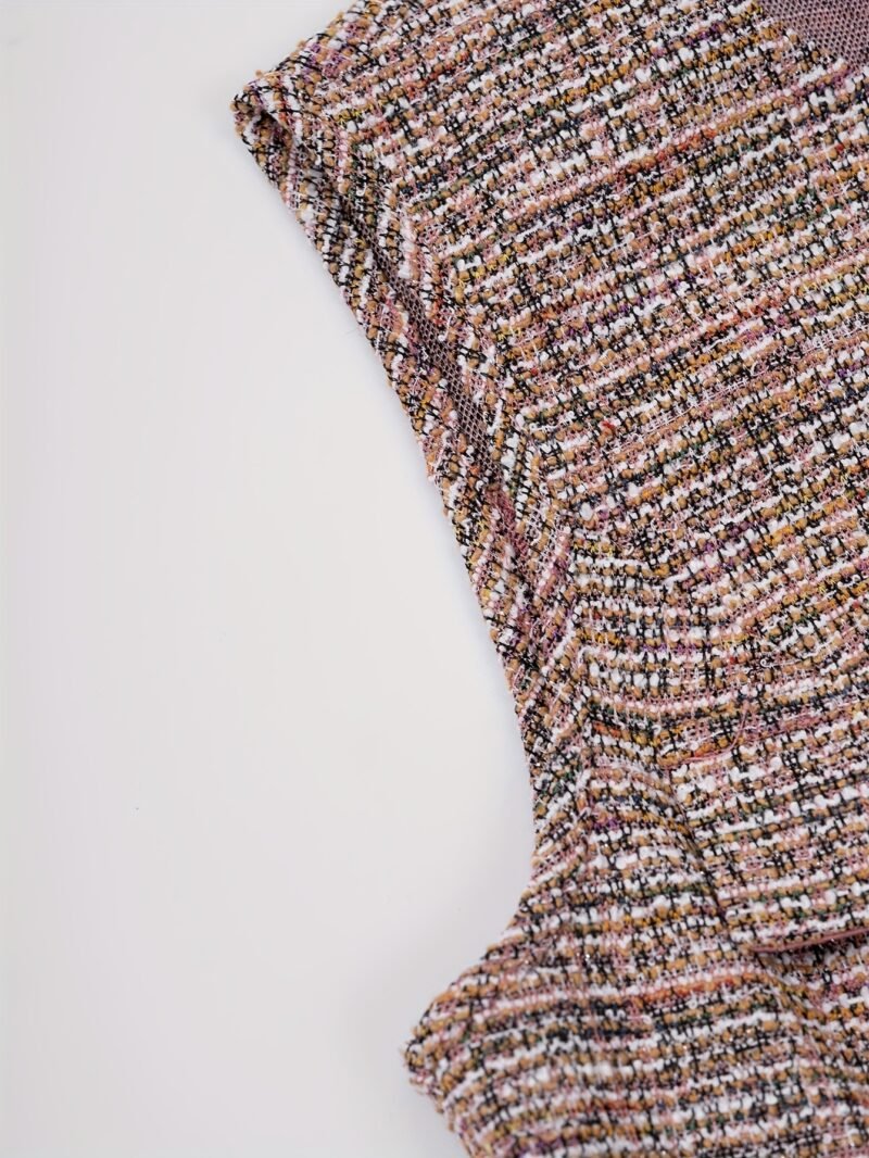 Belted Tweed Vest