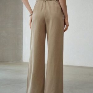 High Rise Straight Pants