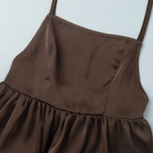 Backless Ruched Cami Top