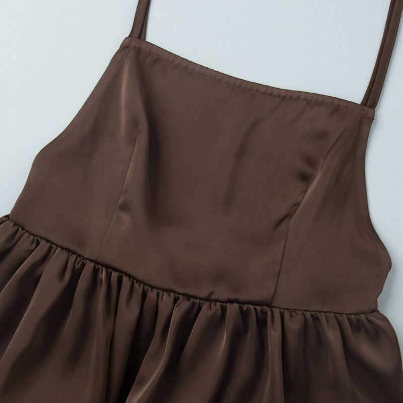 Backless Ruched Cami Top