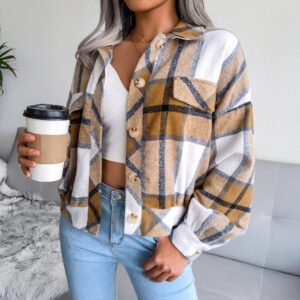 Plaid Wool Jacket