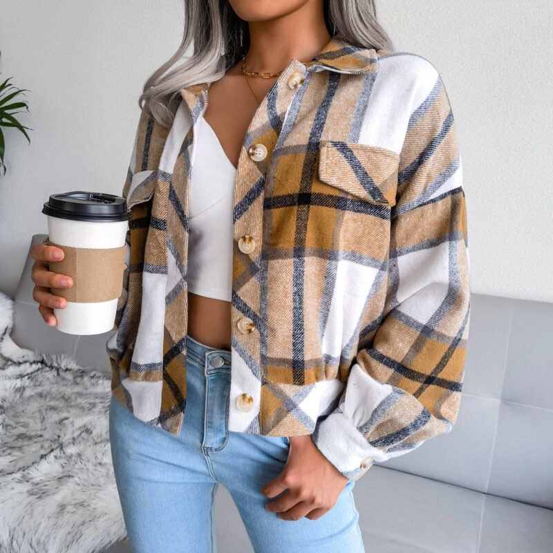 Plaid Wool Jacket