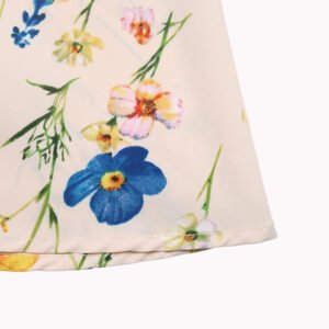 Floral Square Neck Maxi Dress