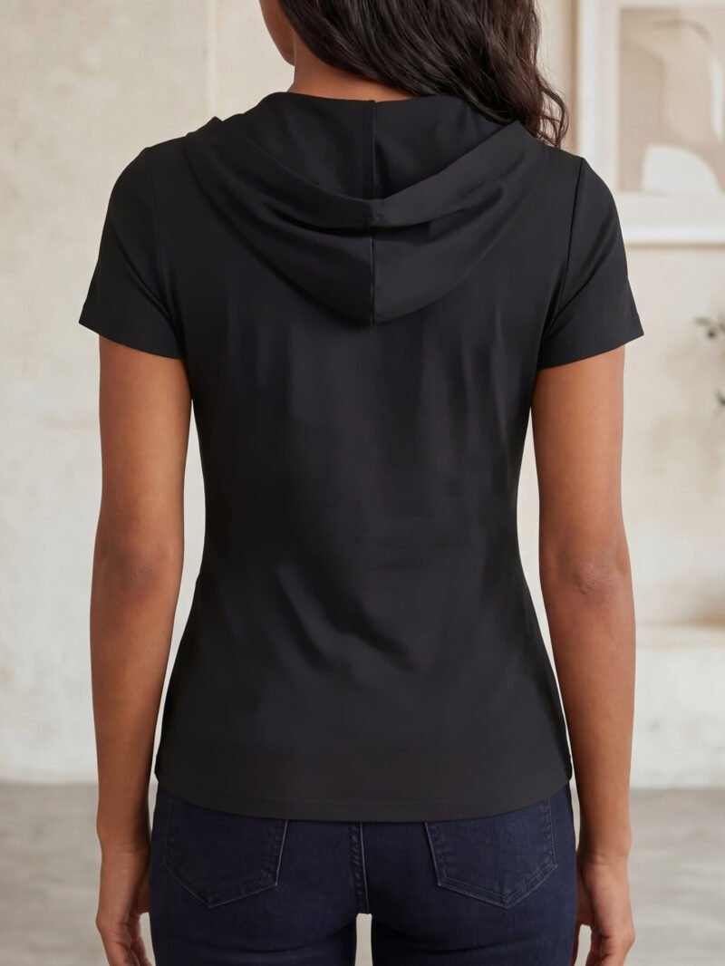 Ruched Slim T-Shirt Top