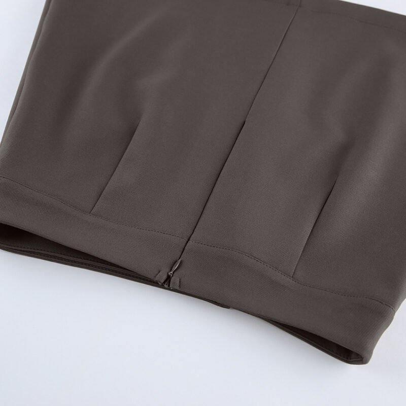 Asymmetric High Waist Skirt