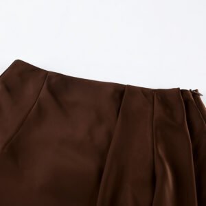 Asymmetric Cutout Midi Skirt