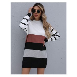 Color Block Sweater Dress