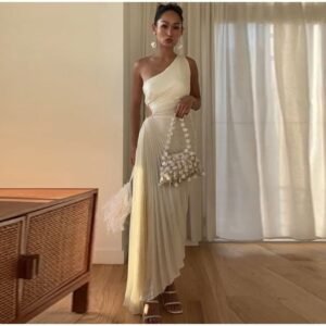 One Shoulder Cutout Maxi Dress