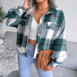 Plaid Wool Jacket