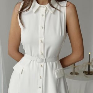 Belted Sleeveless Maxi Dress