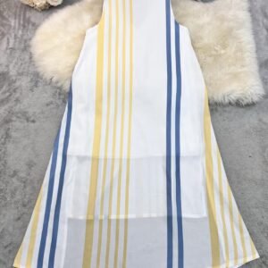 Striped Sleeveless Maxi Dress