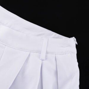 Pleated Wide Leg Trousers