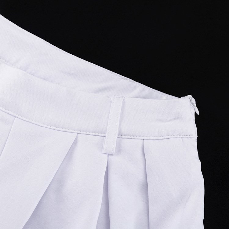 Pleated Wide Leg Trousers