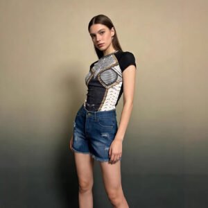 High Waist Denim Shorts