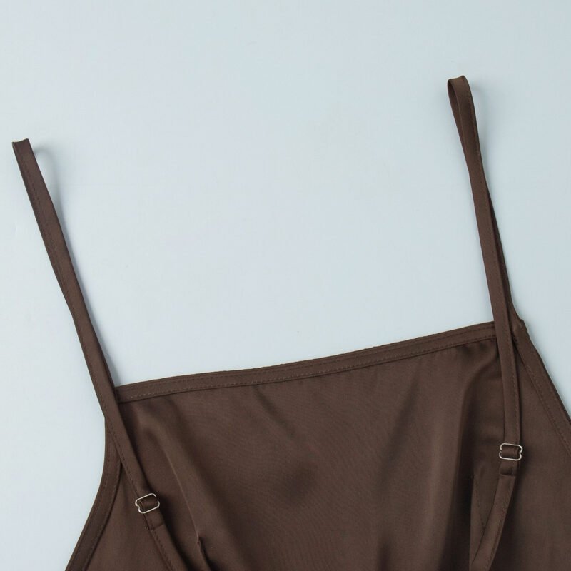 Backless Ruched Cami Top