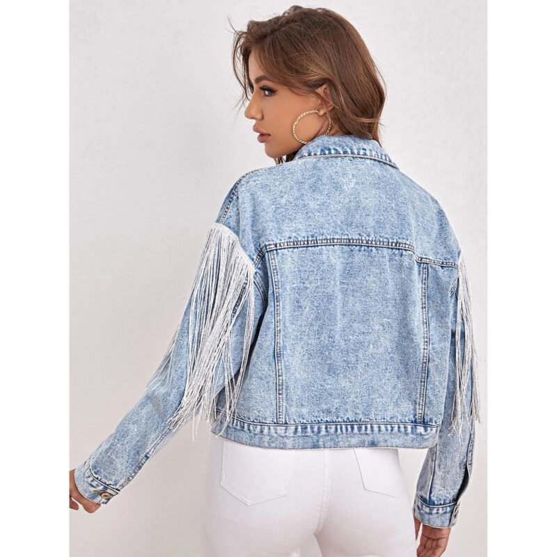 Fringe Denim Jacket
