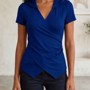 Ruched Slim T-Shirt Top