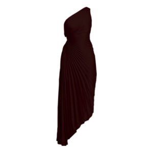 One Shoulder Cutout Maxi Dress