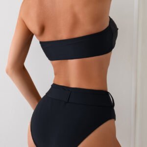 Strapless High Waist Bikini