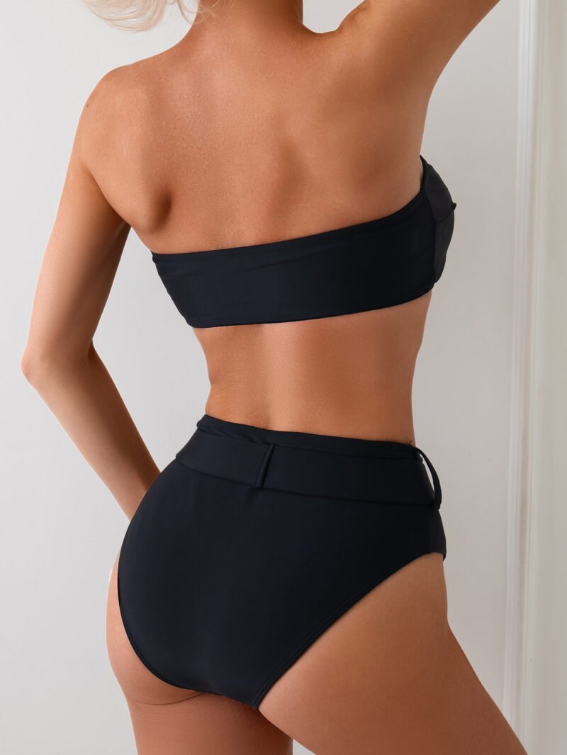 Strapless High Waist Bikini