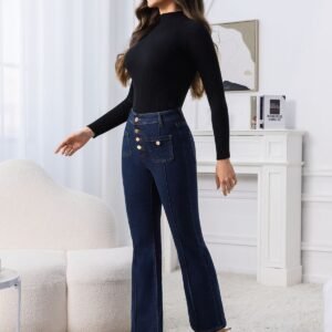 High Waist Bootcut Jeans