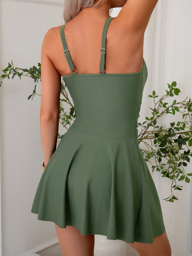 Ruched Asymmetric Swimsuit