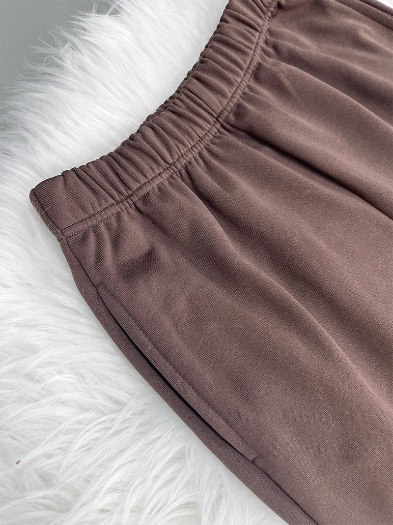 High Rise Straight Trousers