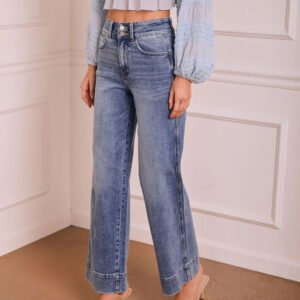 High Waist Straight Jeans