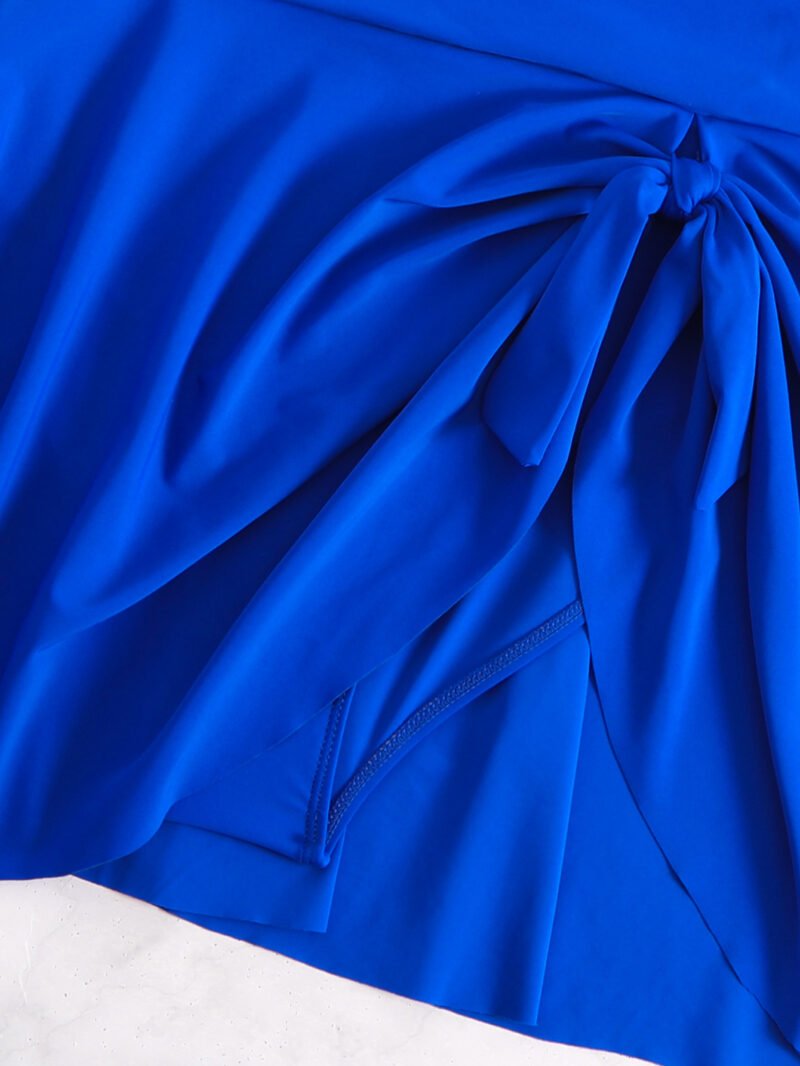 Ruched Asymmetric Swimsuit
