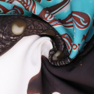 Printed Wide Leg Trousers