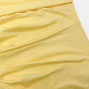 Asymmetric Strapless Maxi Dress