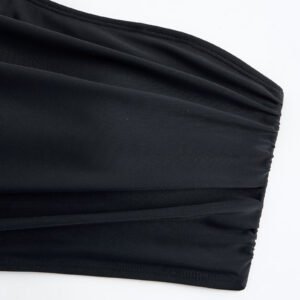 Asymmetric Ruched Bikini Set