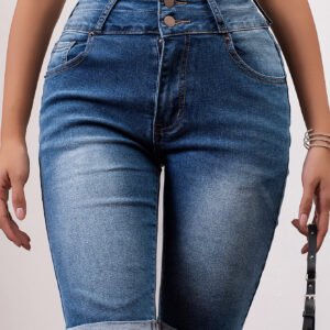 High Waist Denim Shorts