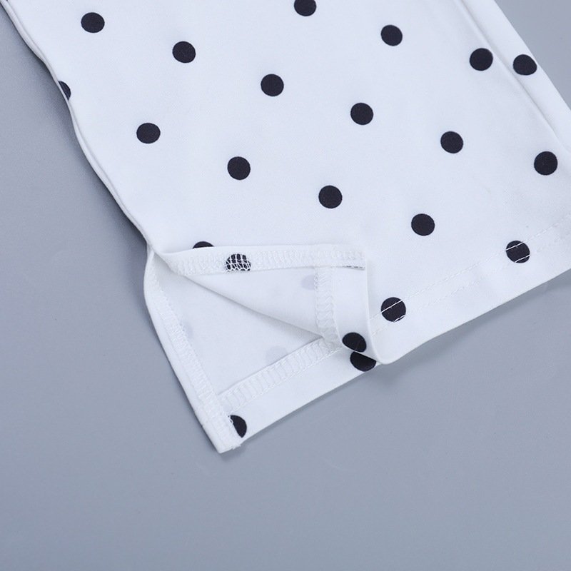 Polka Dot Cropped Pants