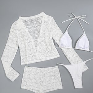 Hollow Out Halter Bikini