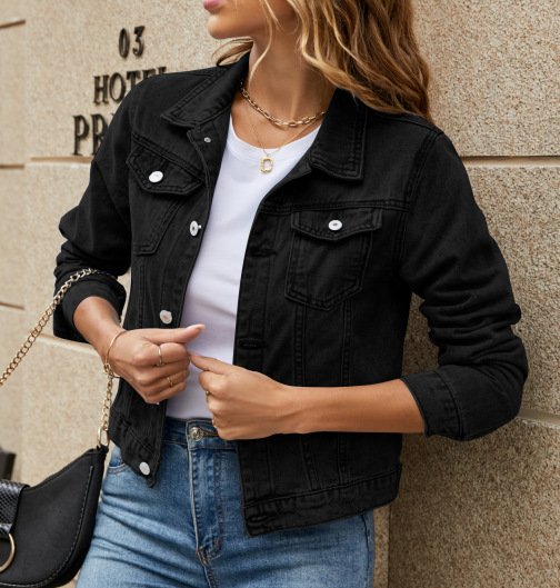 O1CN01wPLYuH1OVgR5UVqBz_2206811291711-0-cib.jpg Slim Collared Denim Jacket