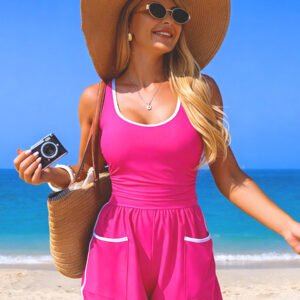 Ruched One-Piece Swimsuit