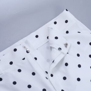 Polka Dot Cropped Pants