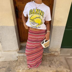 Striped Maxi Skirt