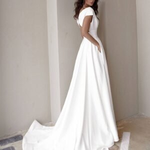 Ruffled V-Neck Maxi Dress