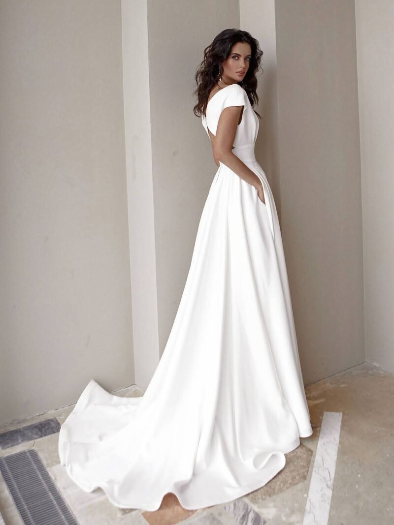 Ruffled V-Neck Maxi Dress