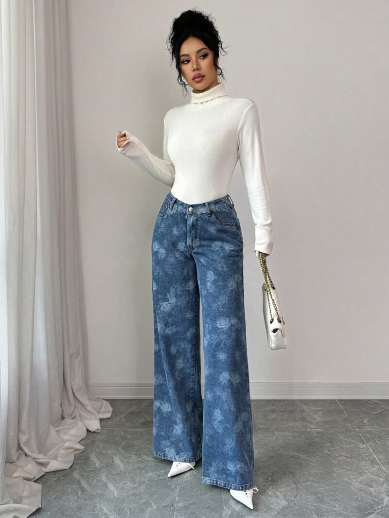 O1CN01wnVWEr26ZCwJyfkit_2090927675-0-cib.jpg Printed Straight Jeans