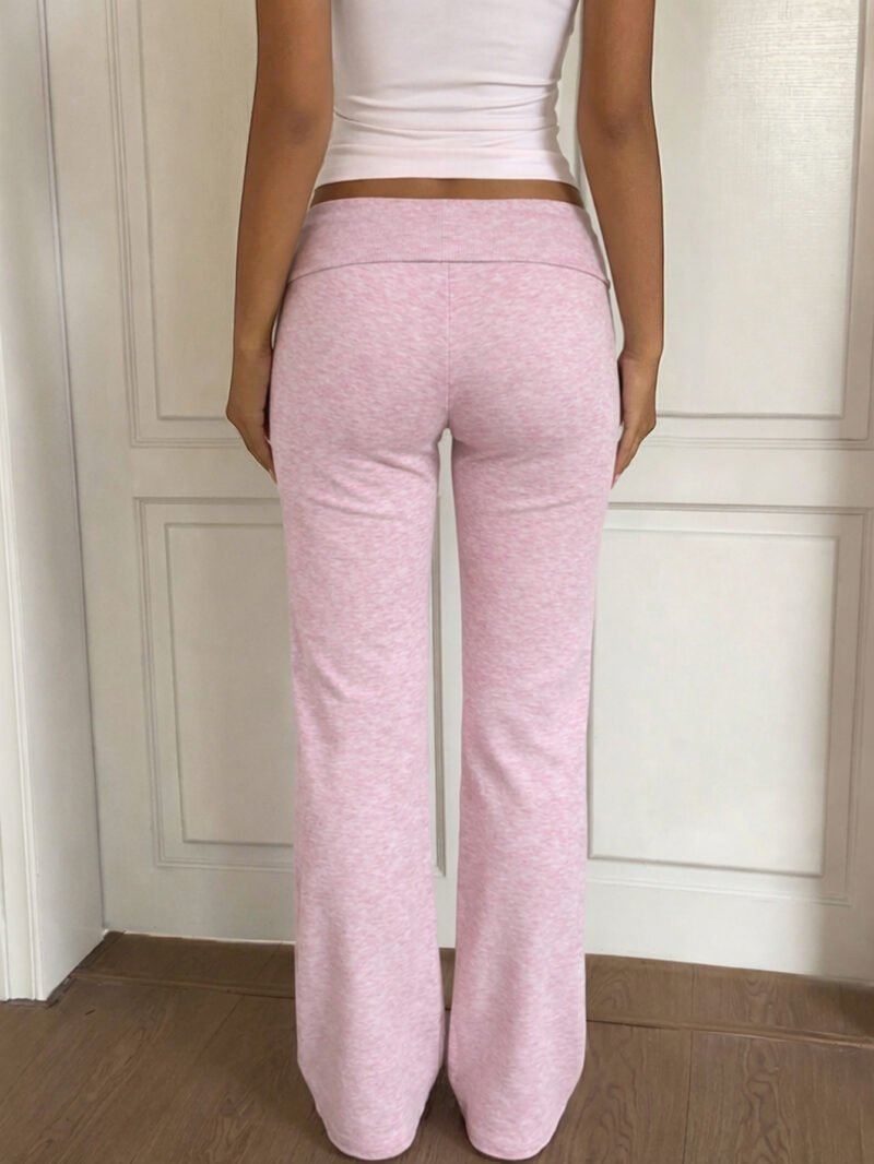 Regular Rise Straight Pants