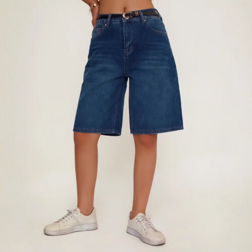 High Waist Denim Shorts