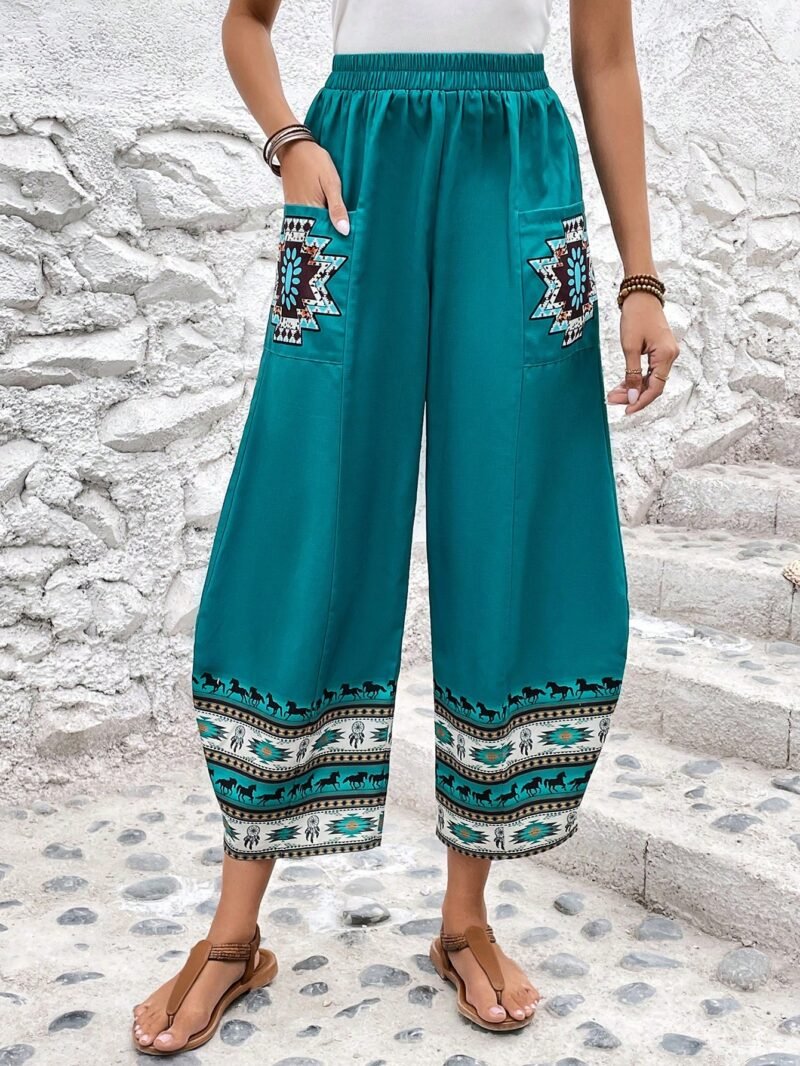 High Rise Wide Leg Trousers
