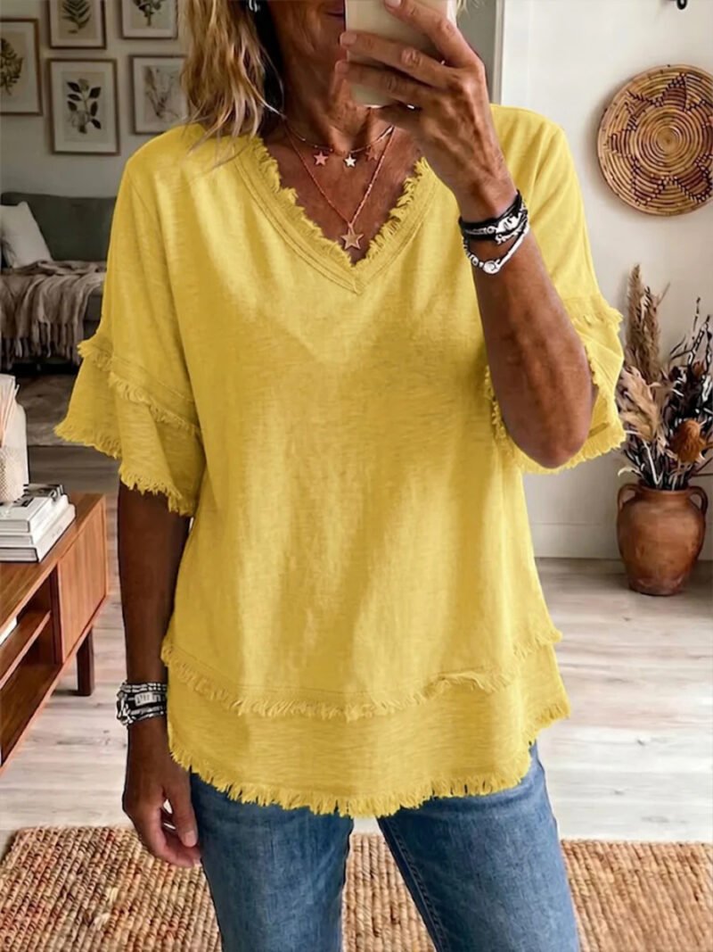 V-Neck Loose Top