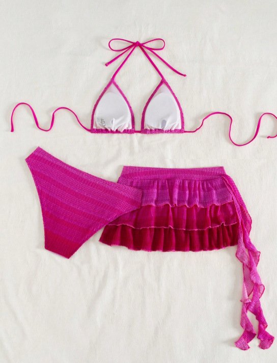 Halter Tie Bikini Set