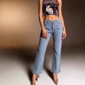 High Waist Bootcut Jeans