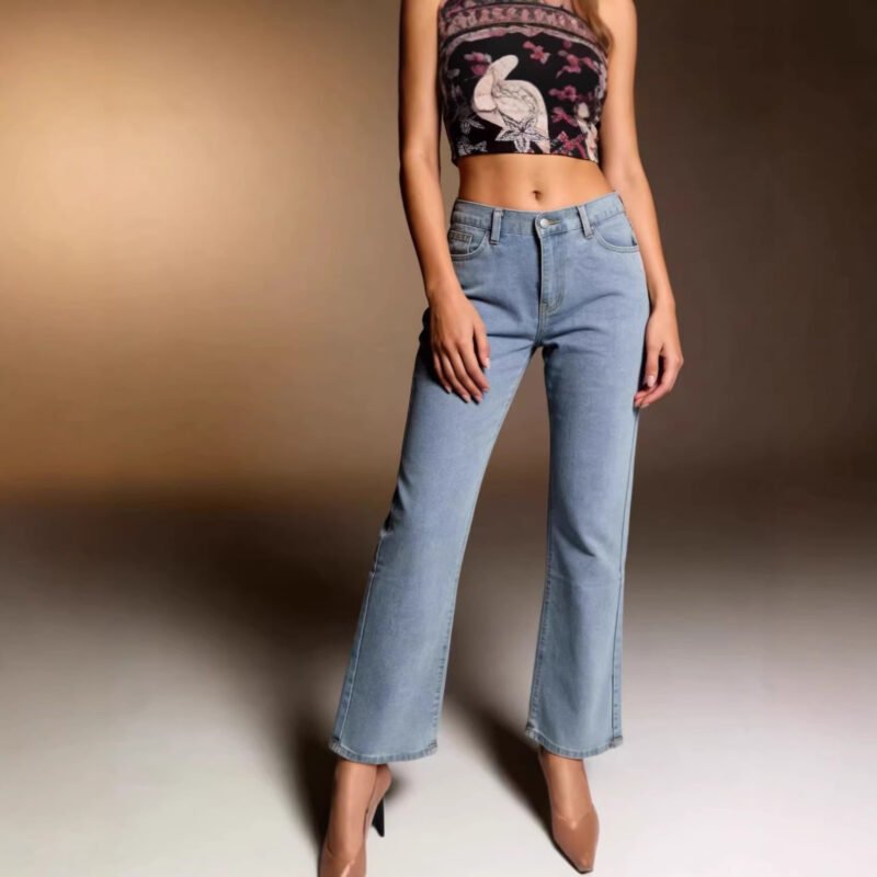 High Waist Bootcut Jeans