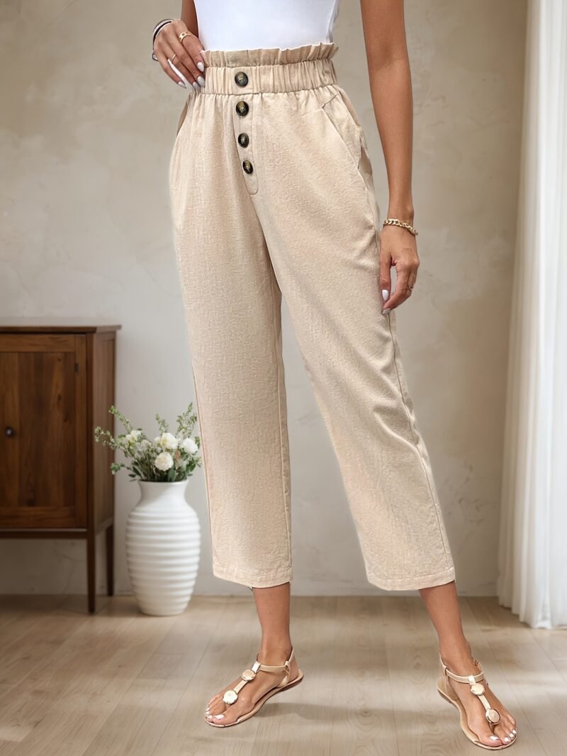 High Rise Cropped Pants